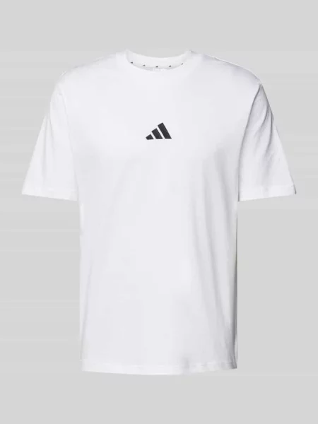 T-shirt z wyhaftowanym logo Adidas Sportswear biała