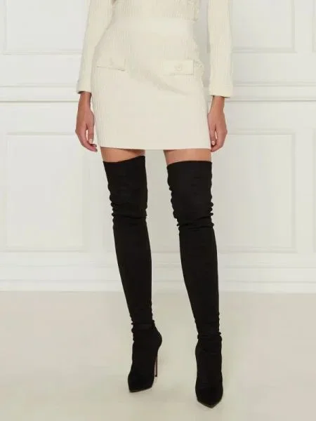 Pinko Fustă EXOTIC cu adaos de lână