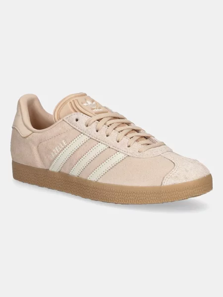Semišové tenisky adidas Originals Gazelle béžová