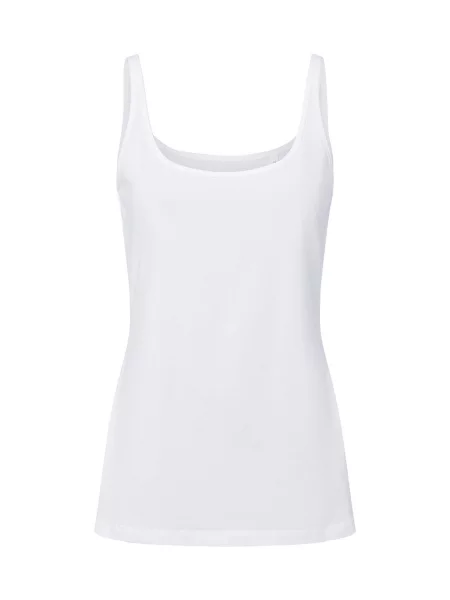 Top Opus z dżerseju biały