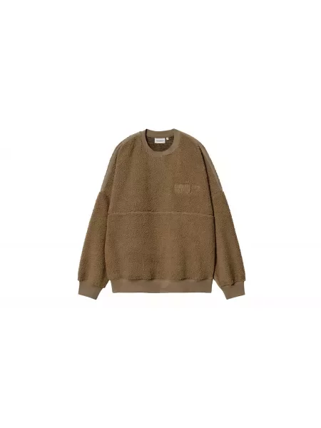 Carhartt WIP Coordinate Sweat Chocolate Mężczyźni Kurtki Carhartt WIP Size: L brązowy