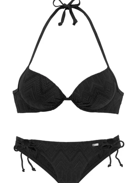 BUFFALO Costum de baie două piese negru