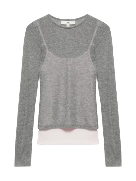 Pull&Bear Tricou PACIFIC amestecat / rosé gri