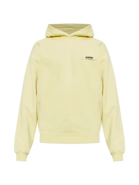 Hanorac cu glugă Jacquemus galben