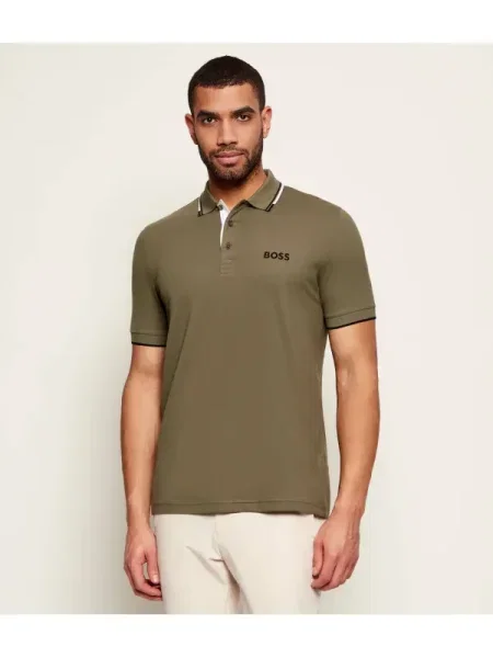 BOSS GREEN Polo Paddy Pro | stretch verde