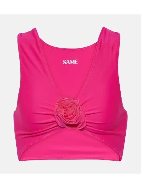 Bikini Same w kwiatki różowy