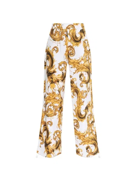 Pantaloni Versace Jeans Couture alergare alb