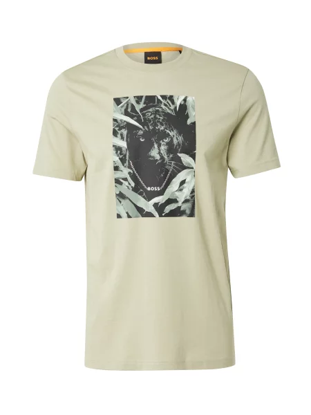 BOSS Tricou Te_Animali verde