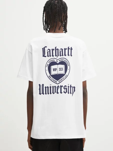 Tricou Carhartt WIP S/S Schooling T-Shirt UNISEX White M alb