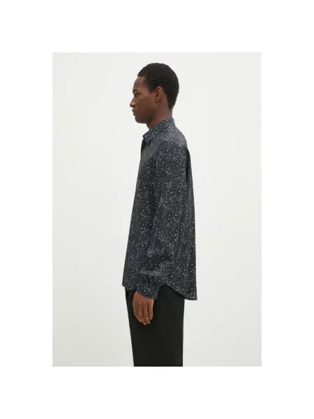Paul Smith koszula slim z kołnierzykiem klasycznym niebieski