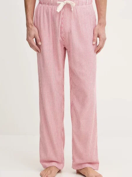 Abercrombie & Fitch spodnie piżamowe wzorzysta czerwony