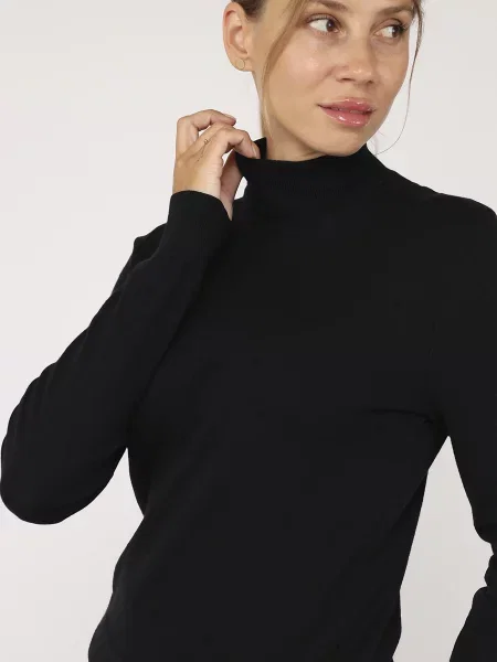 Водолазка YUKI віскоза/поліестер чорний