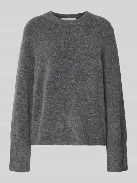 Sweter z dzianiny z mieszanka wełny z okrągły dekolt Closed