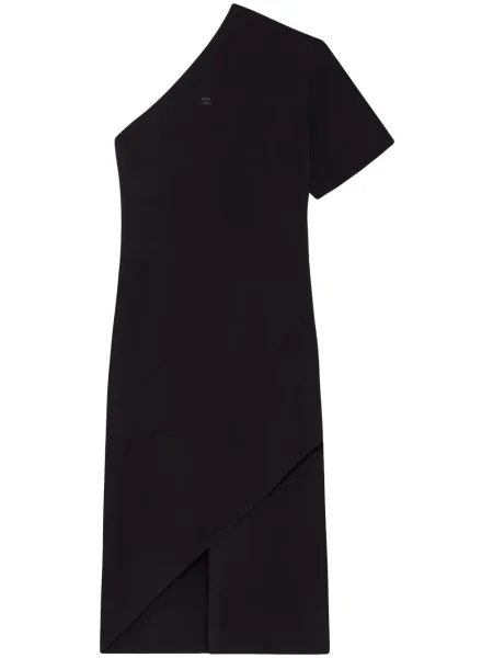 Sukienka midi Courreges do kolan garniturowa czarna