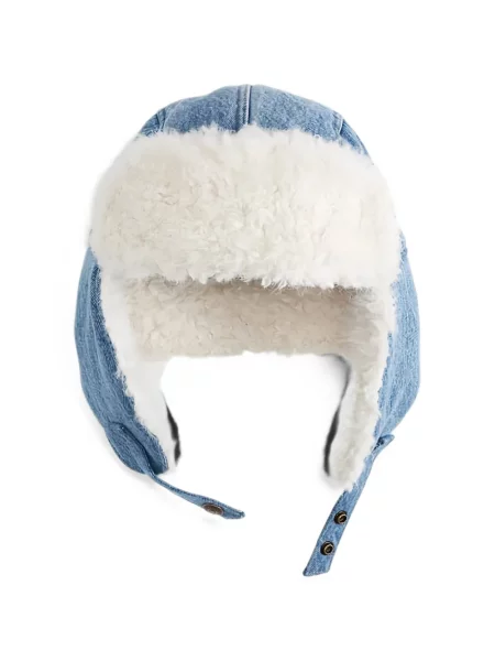 Căciulă Levi's® din fleece albastru