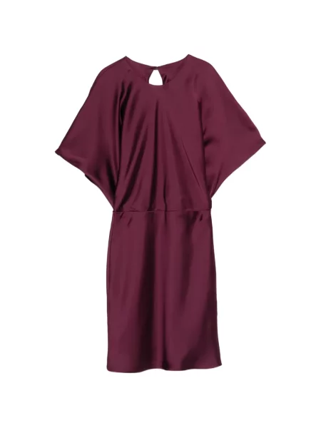 Mała mały sukienka mini Norma Kamali garniturowa fioletowa