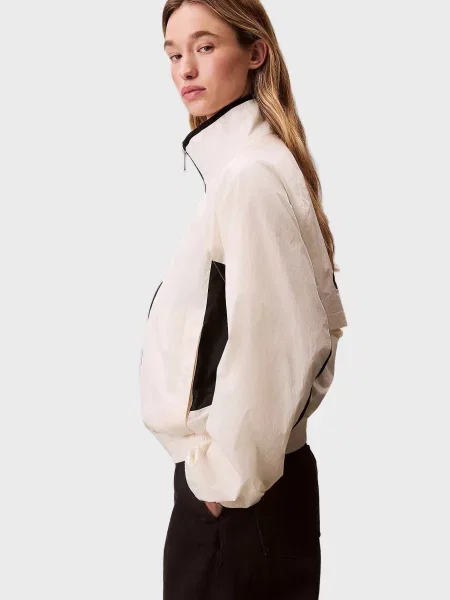 Джинсова куртка Calvin Klein Jeans ретро біла