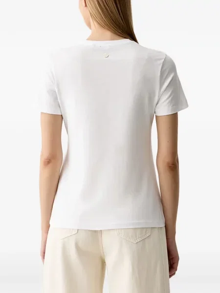 Tricou Joop! cu model floral cu imagine alb