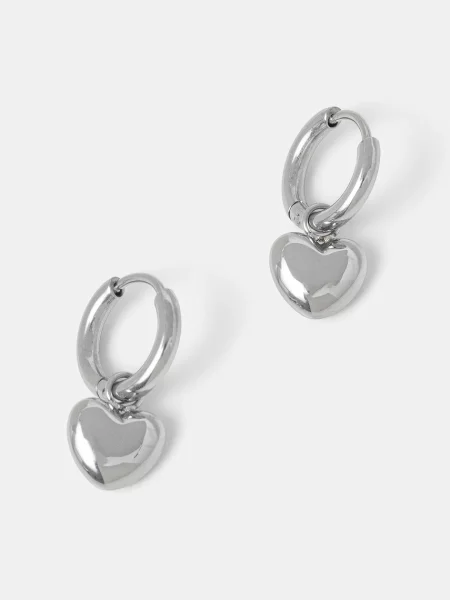 Uhani EDBLAD Barley srebrna