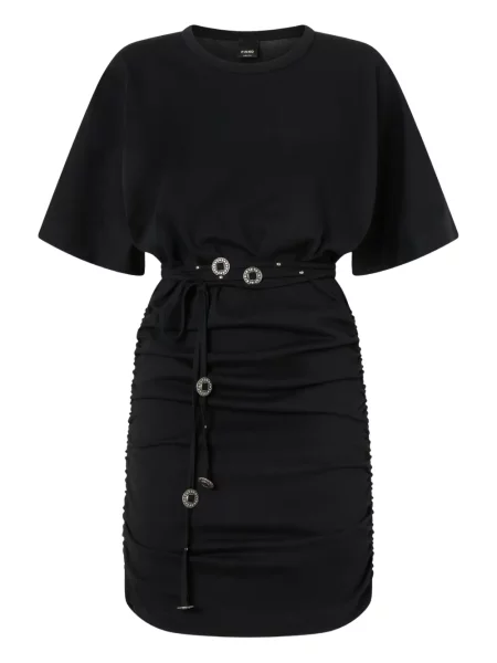 Șnur de strângere rochie cu volane Pinko cu volane de costum negru