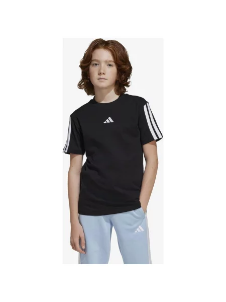 Koszulka z krótkim rękawem junior adidas Essentials czarny biały