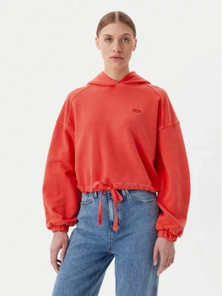Tommy Jeans Bluza pomarańczowy