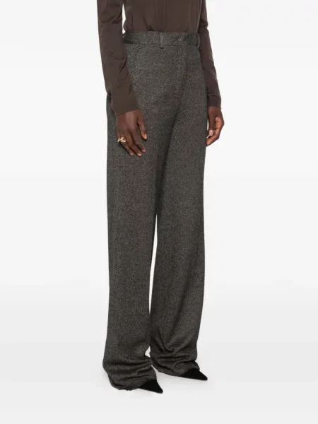 Pantaloni Max Mara din tweed negru