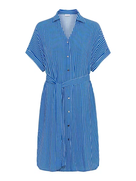 LASCANA Rochie tip bluză albastru alb