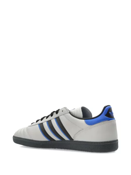 Sneakerși Adidas Samba cu dungi tricotate gri