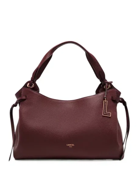 Geantă shopper Lancel din piele roșu