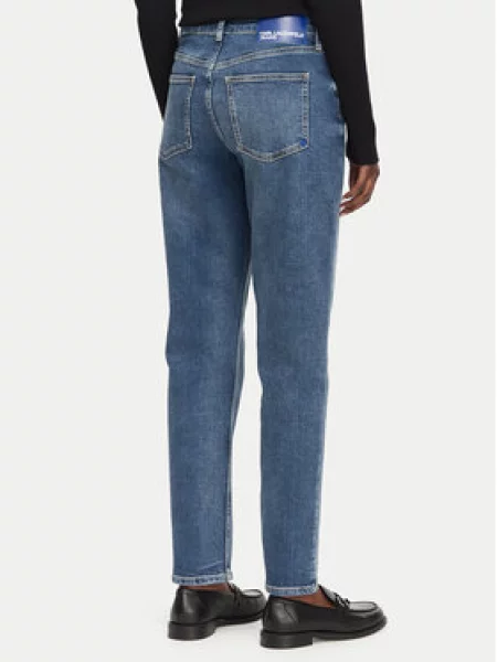 Karl Lagerfeld Jeans Jeans hlače Mom Fit modra