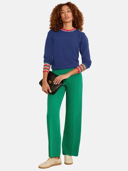 Love & roses Pulover bleumarin / verde / roz roșu