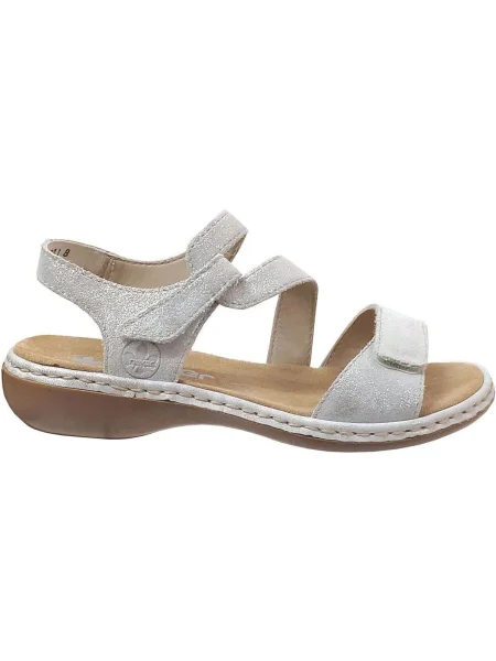 Pantofi Rieker argintiu