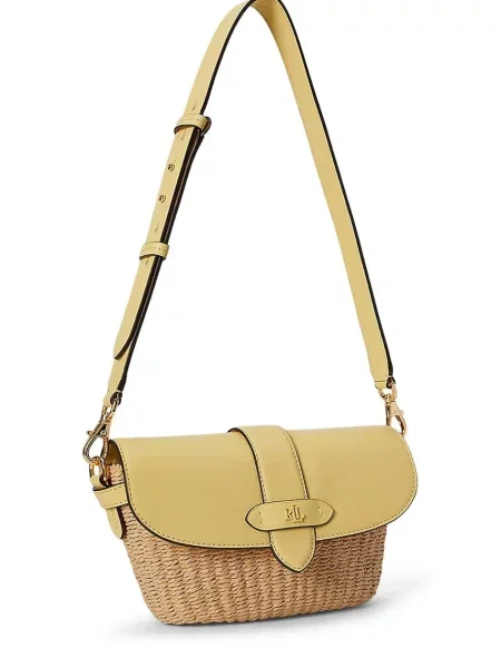 Torebka crossbody Ralph Lauren żółta
