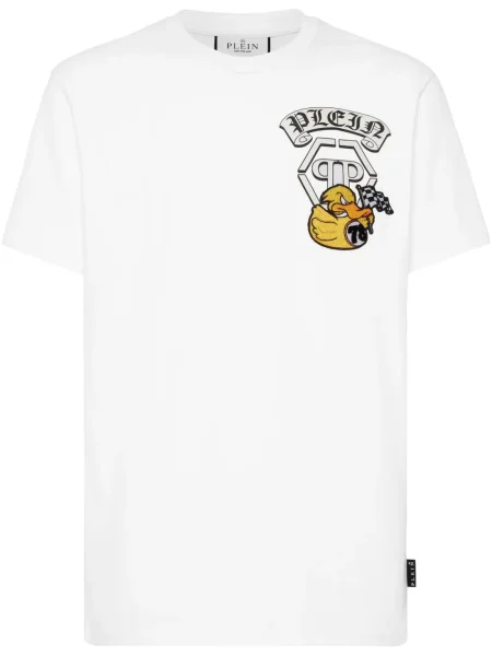 Tricou Philipp Plein alb