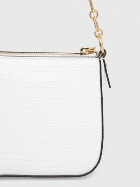 Geanta de piele Michael Michael Kors din piele alb