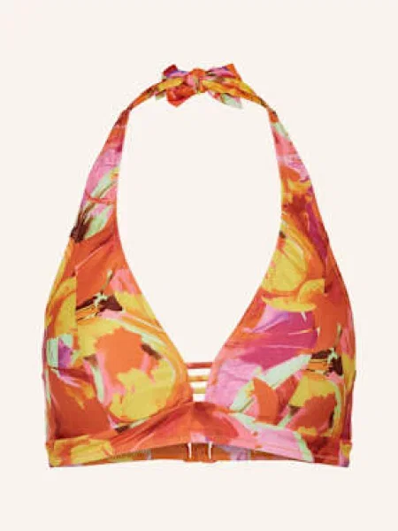 Lidea Góra Od Bikini Wiązana Na Szyi Neon Nostalgia orange żółty