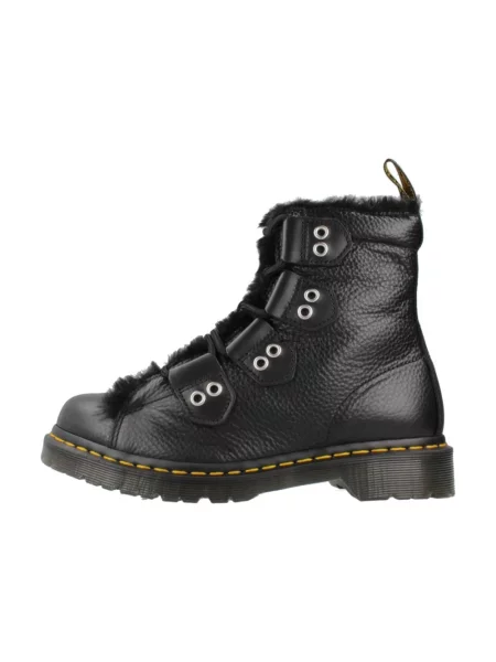 Dr. Martens Trapery Faux Fur Lined czarny
