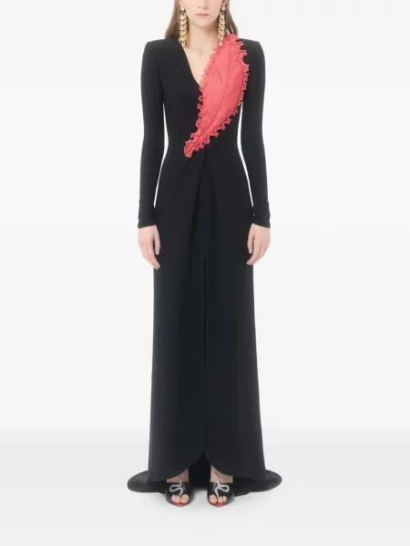 Rochie Valentino Garavani cu broderie negru