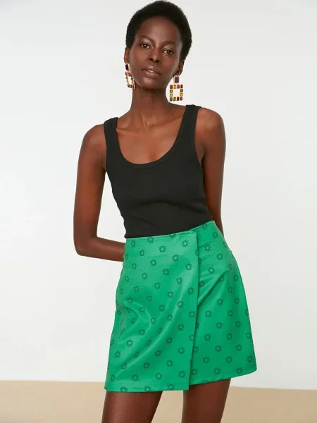 Trendyol Майка Бавовна/поліестер чорний