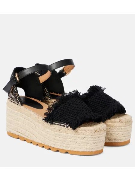 Sandale Stella Mccartney cu platformă negru