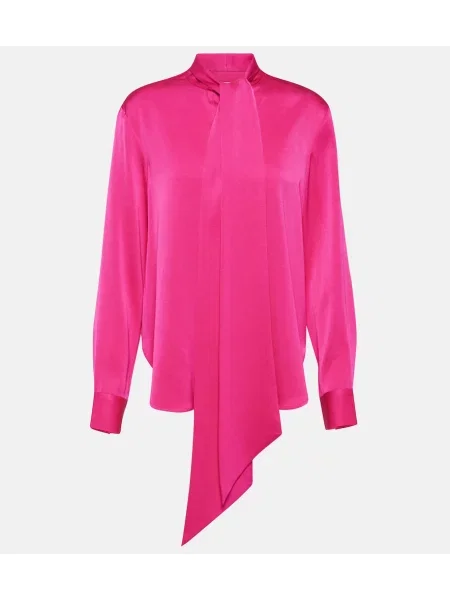 Satynowy top Alex Perry różowy