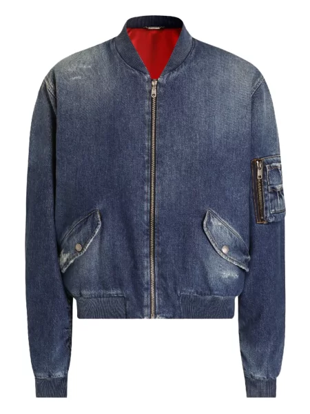 Дънково яке Dolce & Gabbana синьо