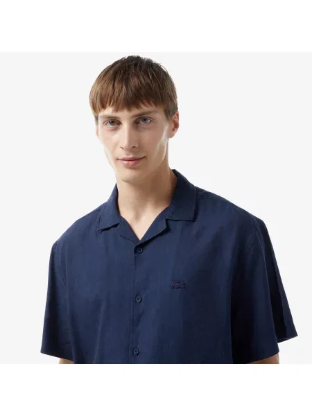 Lacoste Koszula Lacoste granatowa