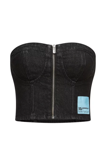 Top Karl Lagerfeld Jeans negru
