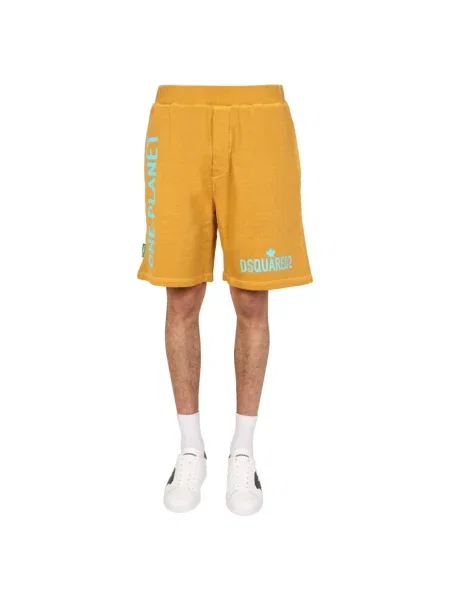 Bermudy Dsquared2 żółte