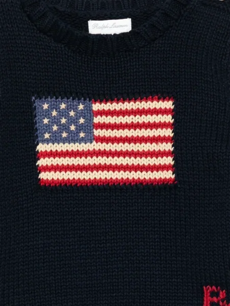 Sweter dziecięcy Polo Ralph Lauren niebieski