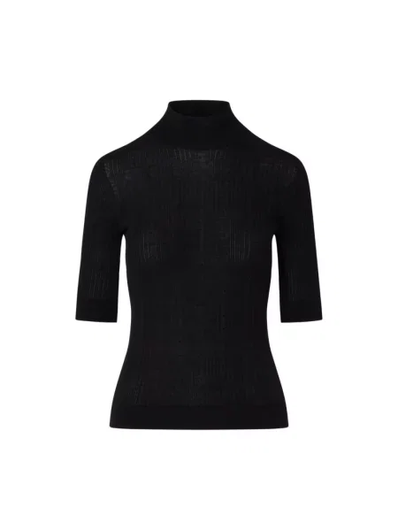 Sweter Liu Jo wełniany z dżetami czarny