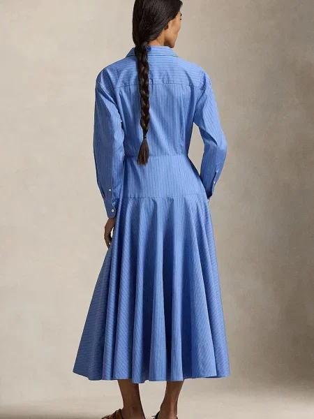 Polo Ralph Lauren Rochie tip bluză azuriu / roșu cireș albastru