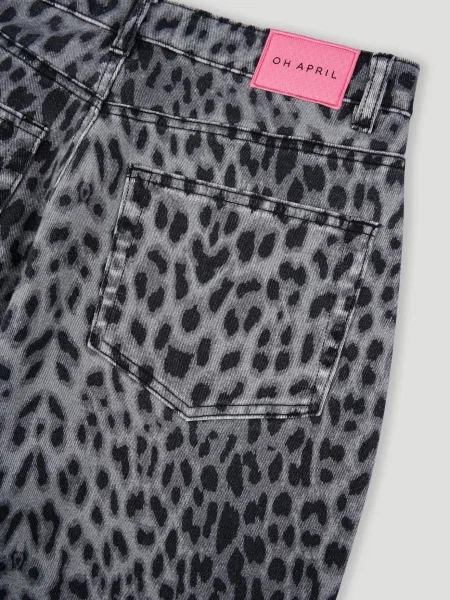 OH APRIL Jeans Kai gri / gri închis negru